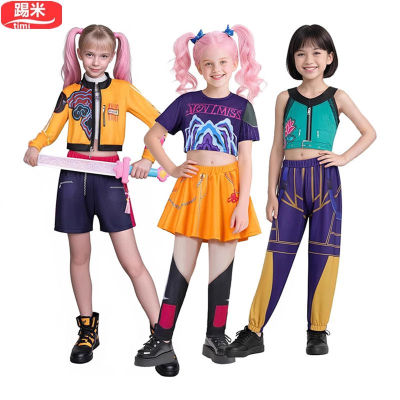 女孩恶魔猎人KPOP流行歌手套装