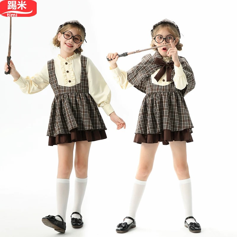 亲子装Lolita服英伦学院风套装