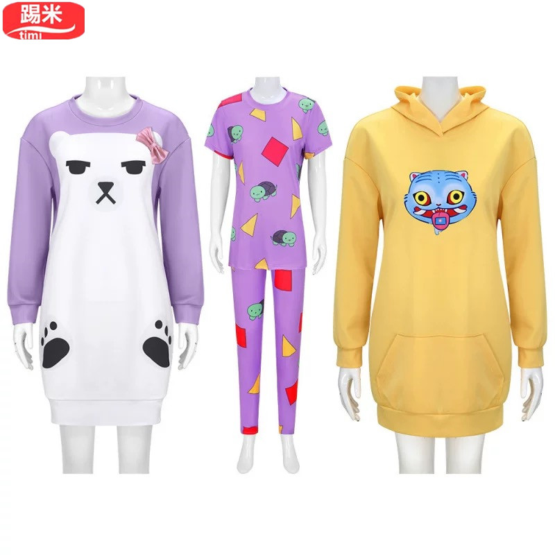 猎魔女团K-POP佐伊米拉鲁米睡衣