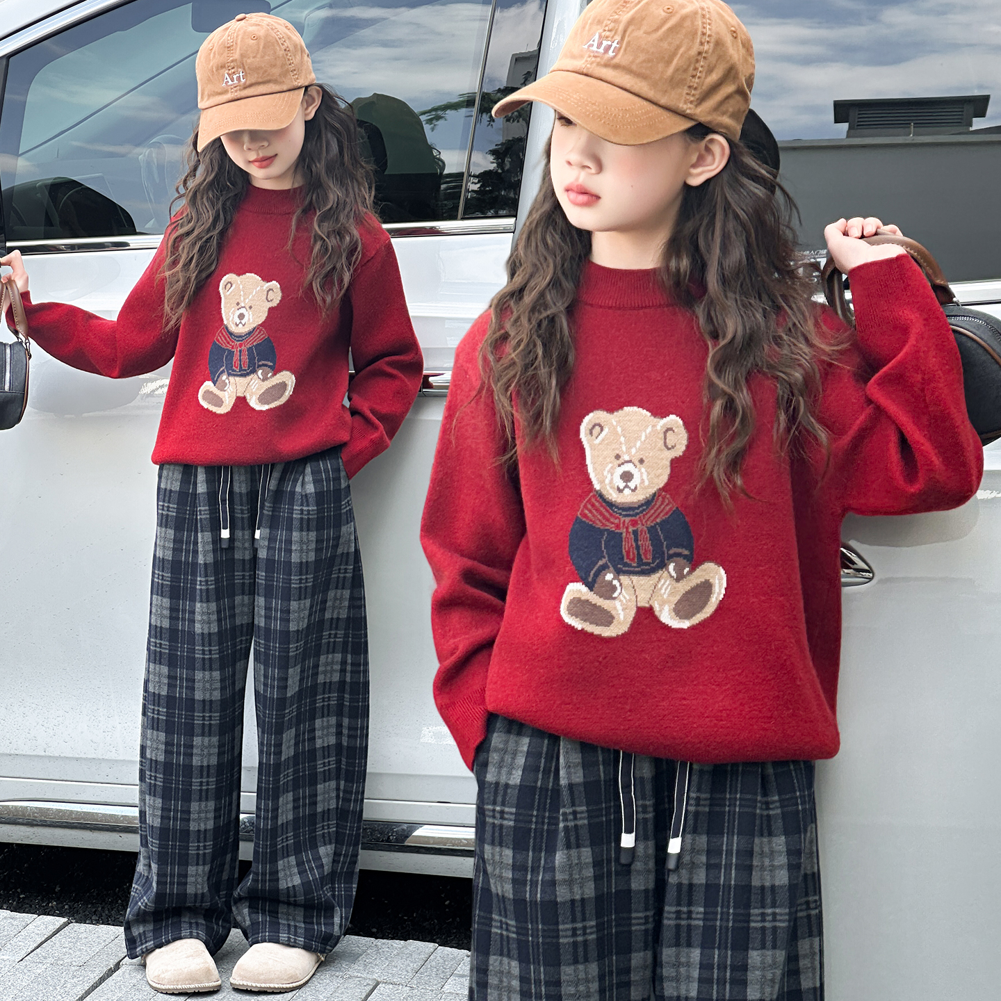 儿童毛衣女款2025新款女童毛线衣