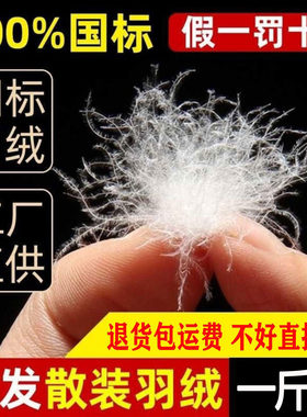 散装羽绒毛国标精品水洗