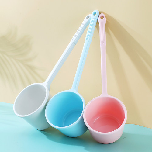 长柄塑料水舀宝宝厨房加厚