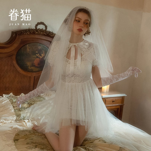 纯欲新娘情趣内衣性感婚纱2025新款战袍成人高级制服诱惑激情睡衣