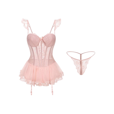 性感情趣内衣小胸聚拢开裆免脱诱惑制服激情套装纯欲战袍qqny睡衣