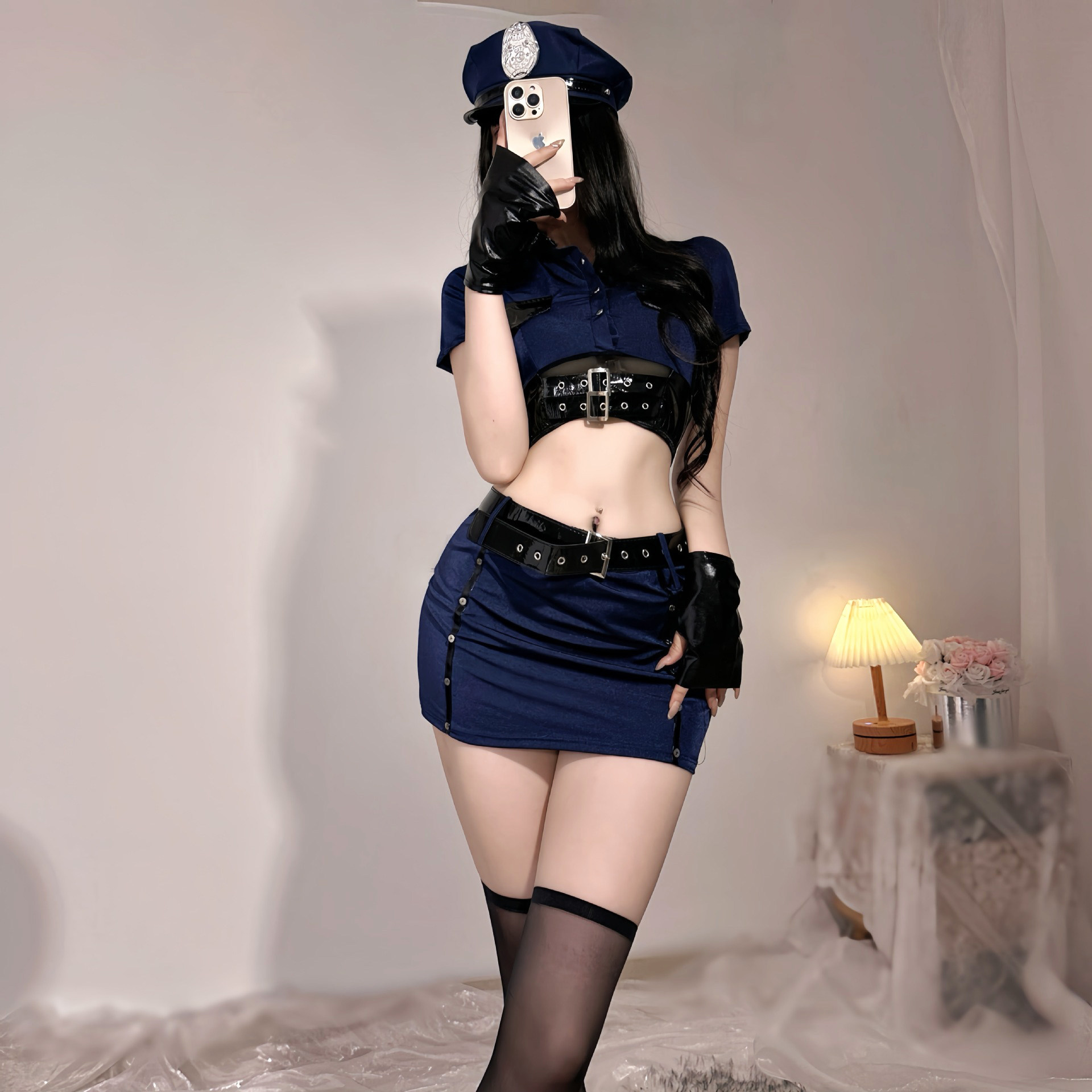 性感纯欲风辣妹女警制服