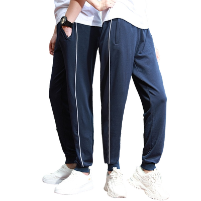 纯棉校服裤子一条杠学生运动裤