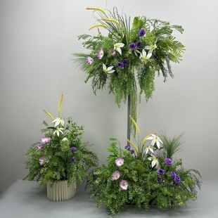 【租赁】仿真花出租莫奈花园装饰排花背景周岁生日假花背景布置森