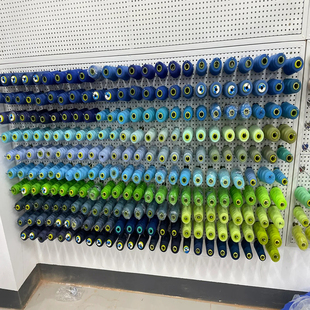 缝纫机线架壁挂式服装厂洞洞板制衣厂线托宝塔线架线圈架子收纳层