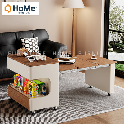 茶几客厅小户型沙发边几可移动茶几边柜家用折叠伸缩多功能小桌子