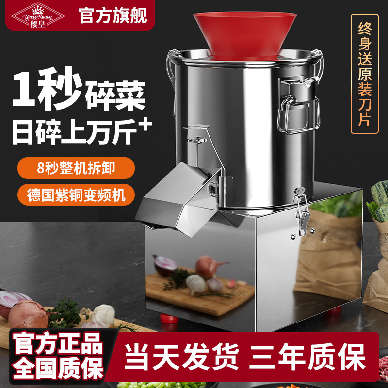 碎菜机商用电动切菜机养殖场喂鸡刹剁菜绞菜机多功能颗粒型菜馅机