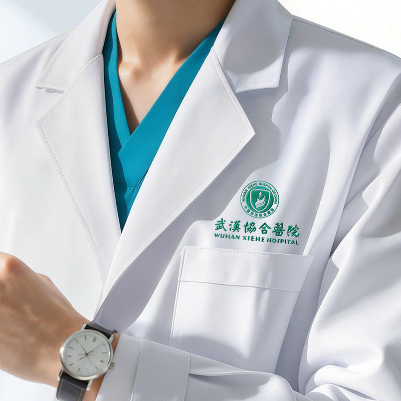 纯棉白大褂男医生长袖药店牙科实验服医护专用工作服定制新款短袖
