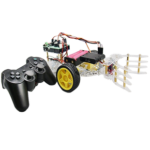 PS2无线遥控抓取机器人套件PS手柄手机蓝牙控制意大利UNO原装主板