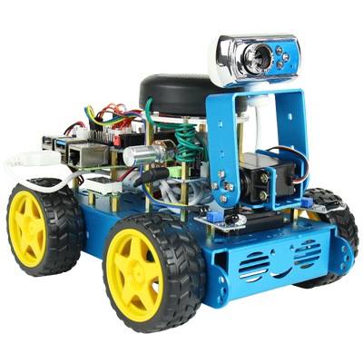 树莓派5智能小车4B麦轮ROS机器人