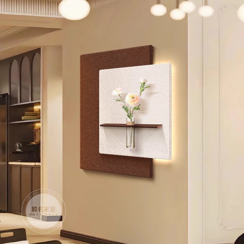 可水培绿植法式中古风玄关