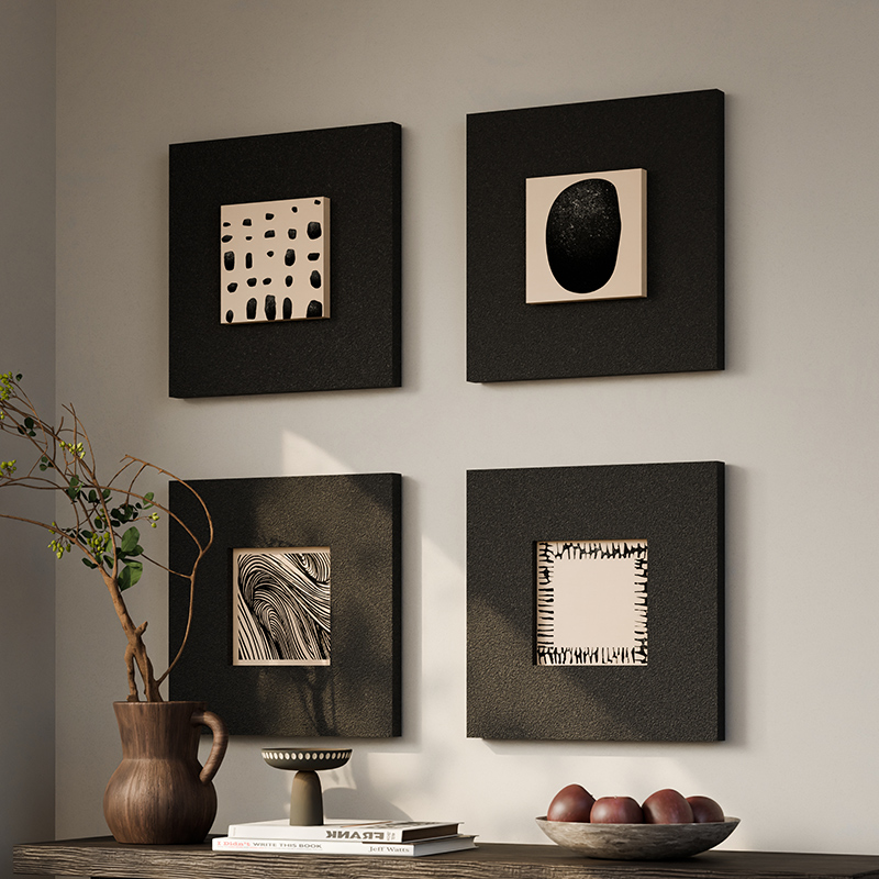 玄关客厅装饰画意式极简餐厅画