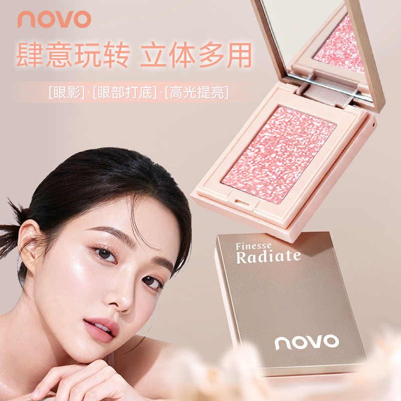novo融光土豆泥单色眼影钻闪多用粉腮红高光立体提亮低饱和日常,彩妆/香水/美妆工具,眼影,淘宝优惠券,粉丝福利购,淘宝优惠卷