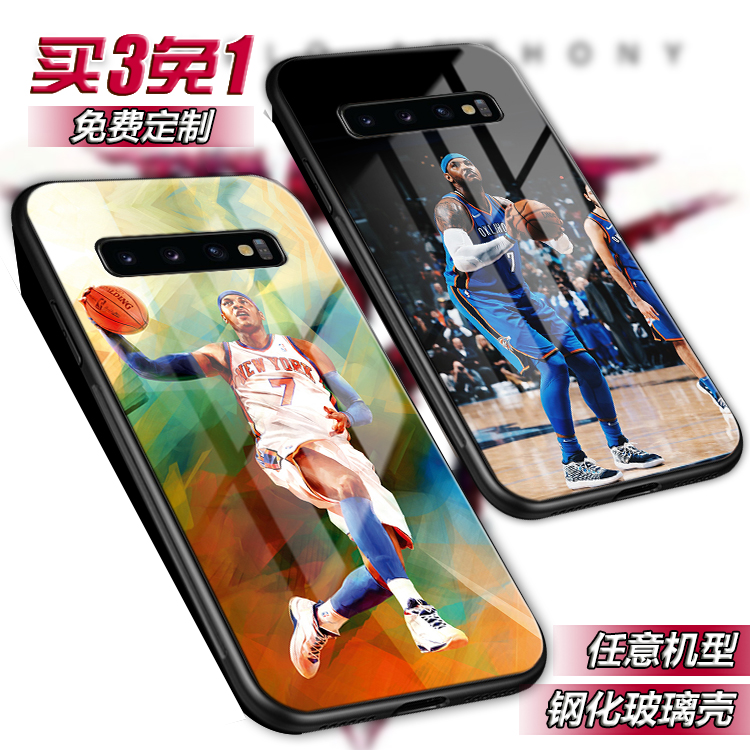 卡梅隆安东尼NBA甜瓜适用三星s20 9+玻璃s10 note20 10手机壳9a71
