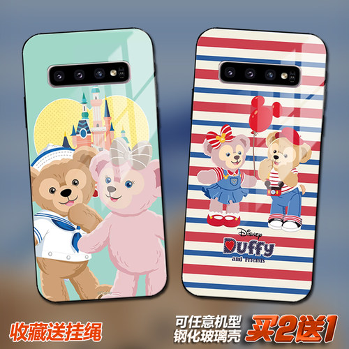 duffy达菲熊雪莉适用于三星s20拉星s9+玻璃s10手机壳note20 10a71