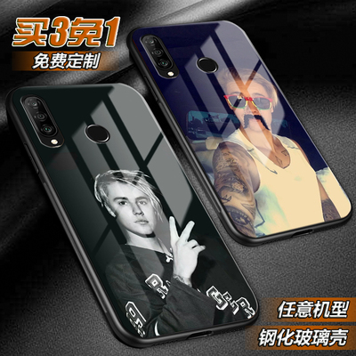 Justin Bieber适用华为nova7贾斯丁6比伯5pro 4e玻璃3e i手机壳2i