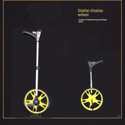 德国精装进口高精度距离测量轮手推大滚轮测量仪施工现场道路测量