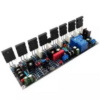 400W原装东芝单声道2SC5200+2SA1943 DC20V-90V带喇叭保护功放板