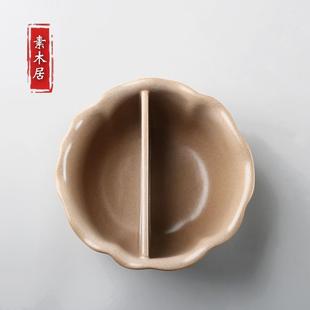 繁花煮茶器麦饭石煮茶碗电陶炉家用陶瓷煮茶壶陶壶白茶温茶煮 新款