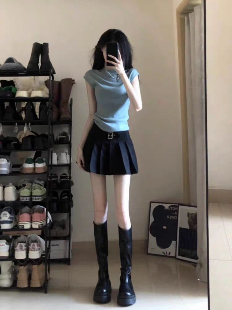 轻熟风御姐小个子炸街辣妹上衣女
