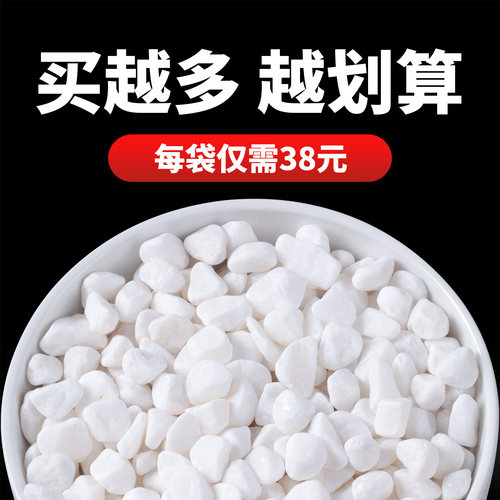 铺地石头造景小石子白色庭院批发