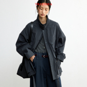 trueidea25秋冬 防泼水酵素洗水洗棉日系立裁工装 外套