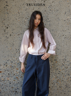 trueidea25新品 80支高密水洗棉文艺感通勤百搭衬衫