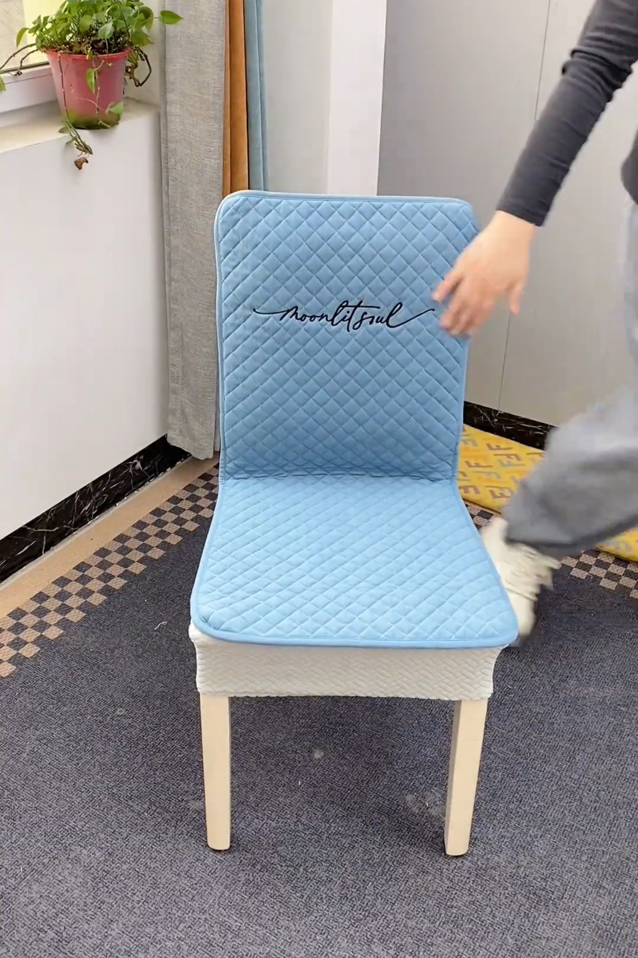 靠背一体四季通用餐椅凳子椅垫全包简约连体通用椅子套罩新款多色,居家布艺,椅套/椅垫,淘宝优惠券,粉丝福利购,淘宝优惠卷