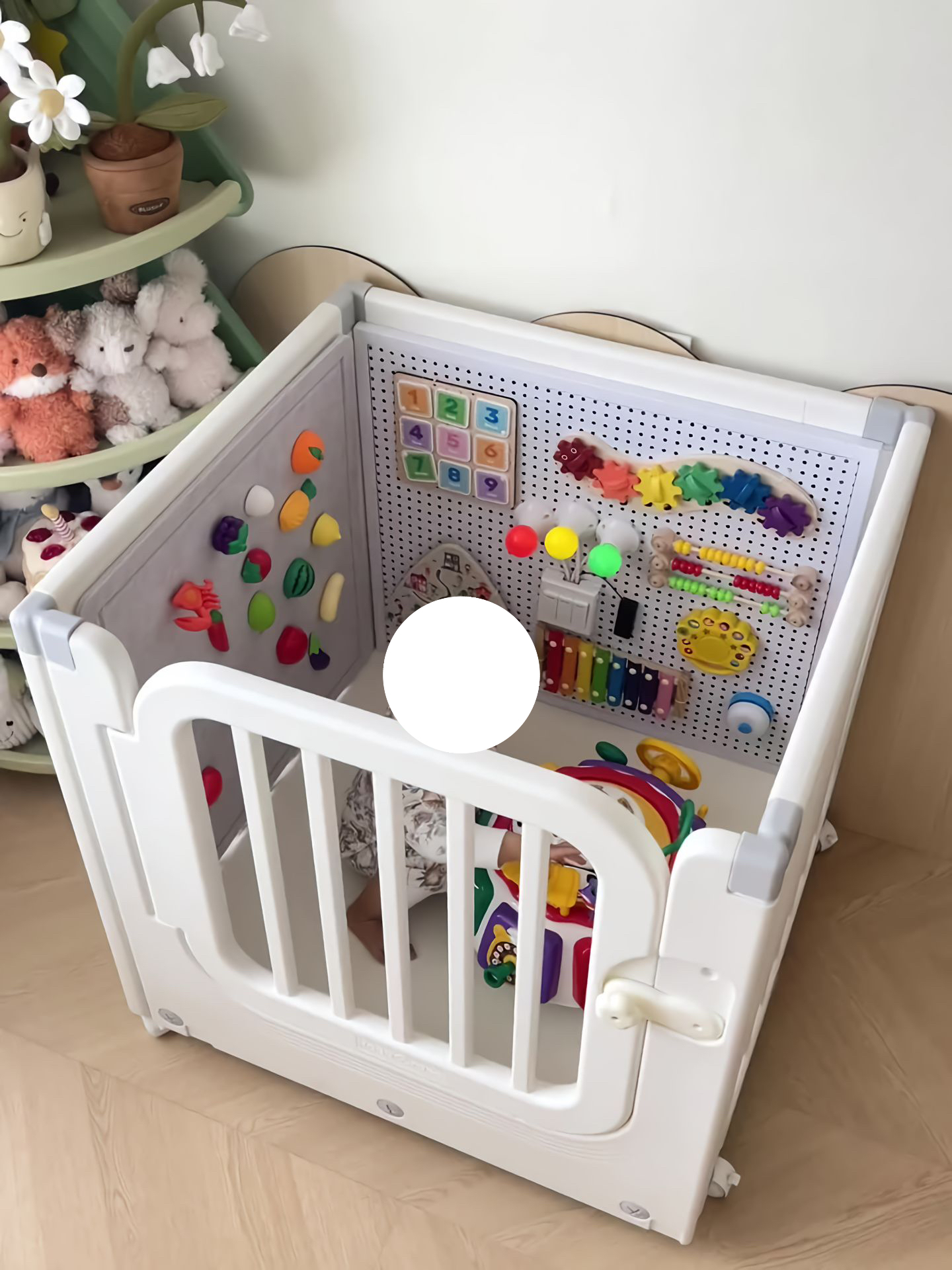 新款儿童移动围栏婴儿防护栏客厅地上爬行垫宝宝室内家用游戏栏