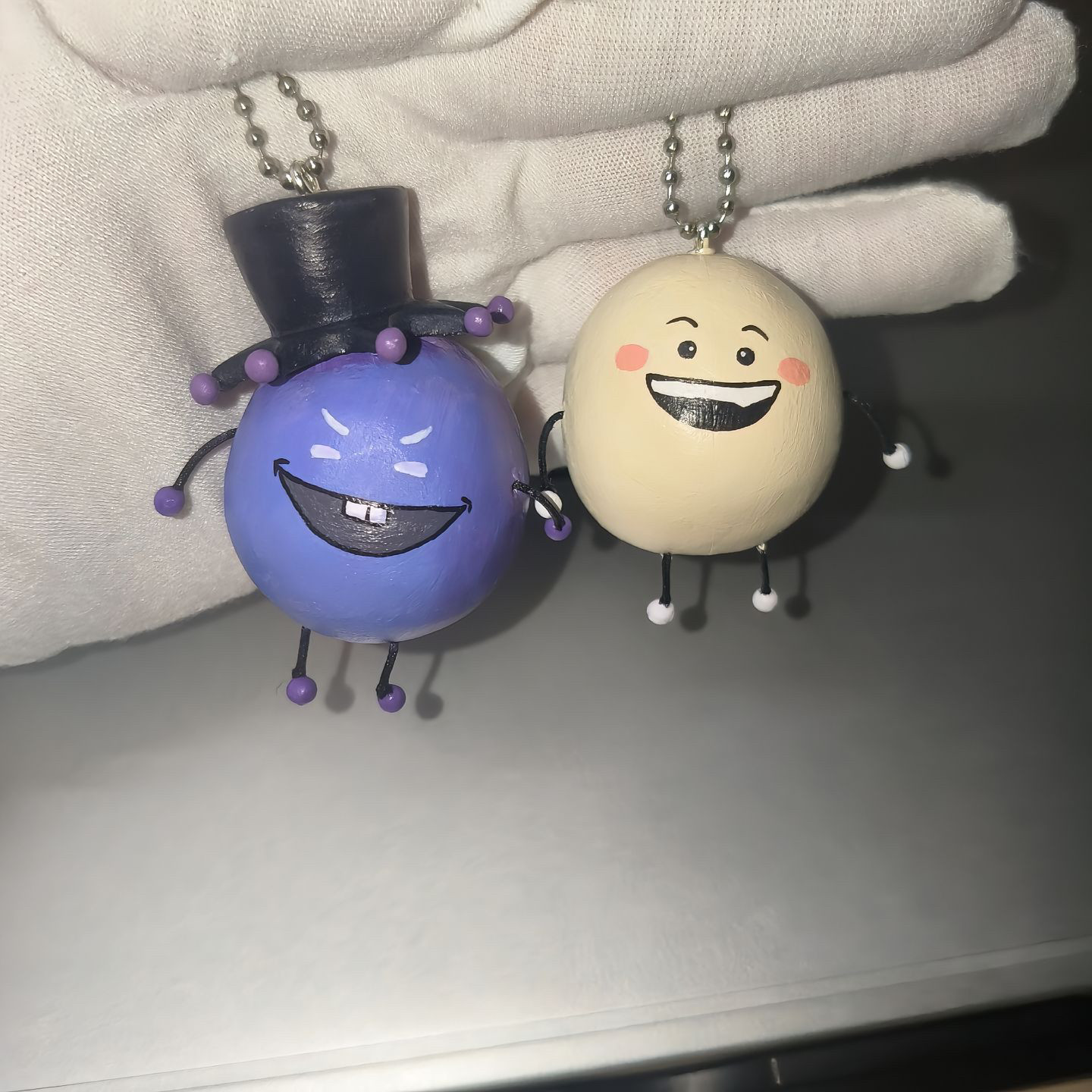 新款超轻粘土手工定制摆件礼物潇洒哥和黑大帅手办摆件