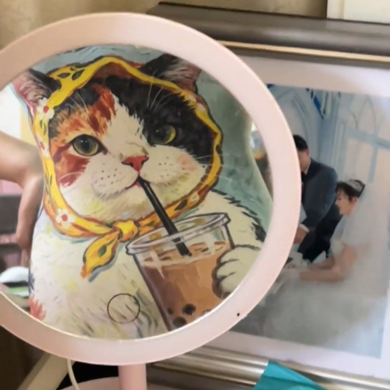 可爱吊带新款夏季连体三角游泳馆专用奶茶猫咪单层无胸垫2026