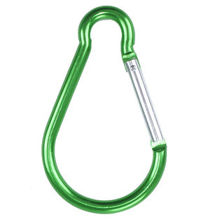 铝合金挂钩快挂扣简易按压扣钥匙扣大号灯泡扣婴儿推车挂扣提物扣