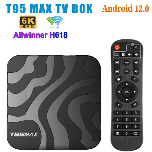 T95 Max 安卓12全志H618 4GB/32GB高清2.4G 5G双频Wifi蓝牙