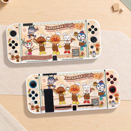switch oled保护壳NS2代续航版硬壳分体全包防摔面包人