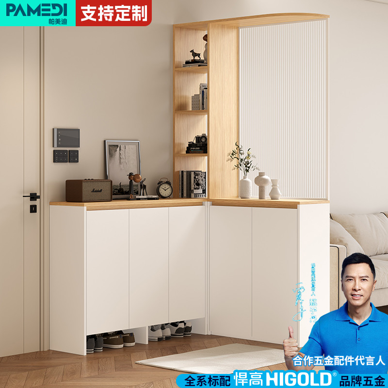 隔断客厅可定制拐角玄关鞋柜