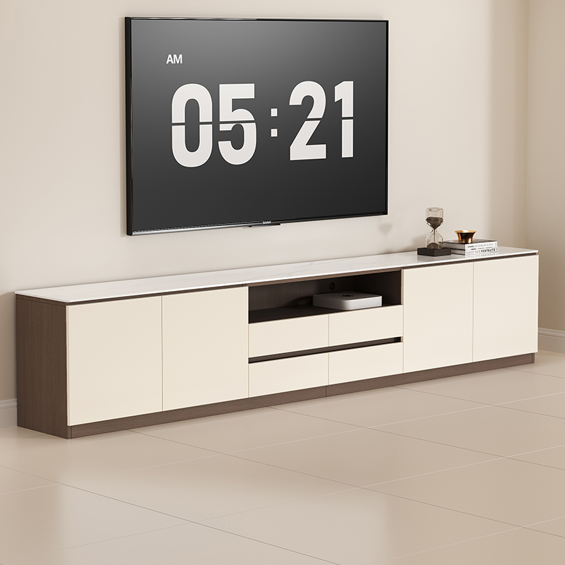 帕美迪岩板电视柜客厅家用实木柜