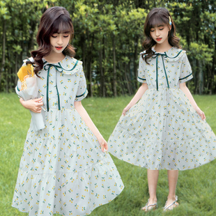 连衣裙夏大童夏新经典 夏装 潮流韩版 小众仙气ins风超美潮童服装