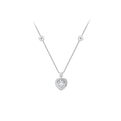 【圣诞礼物】周大生爱心项链