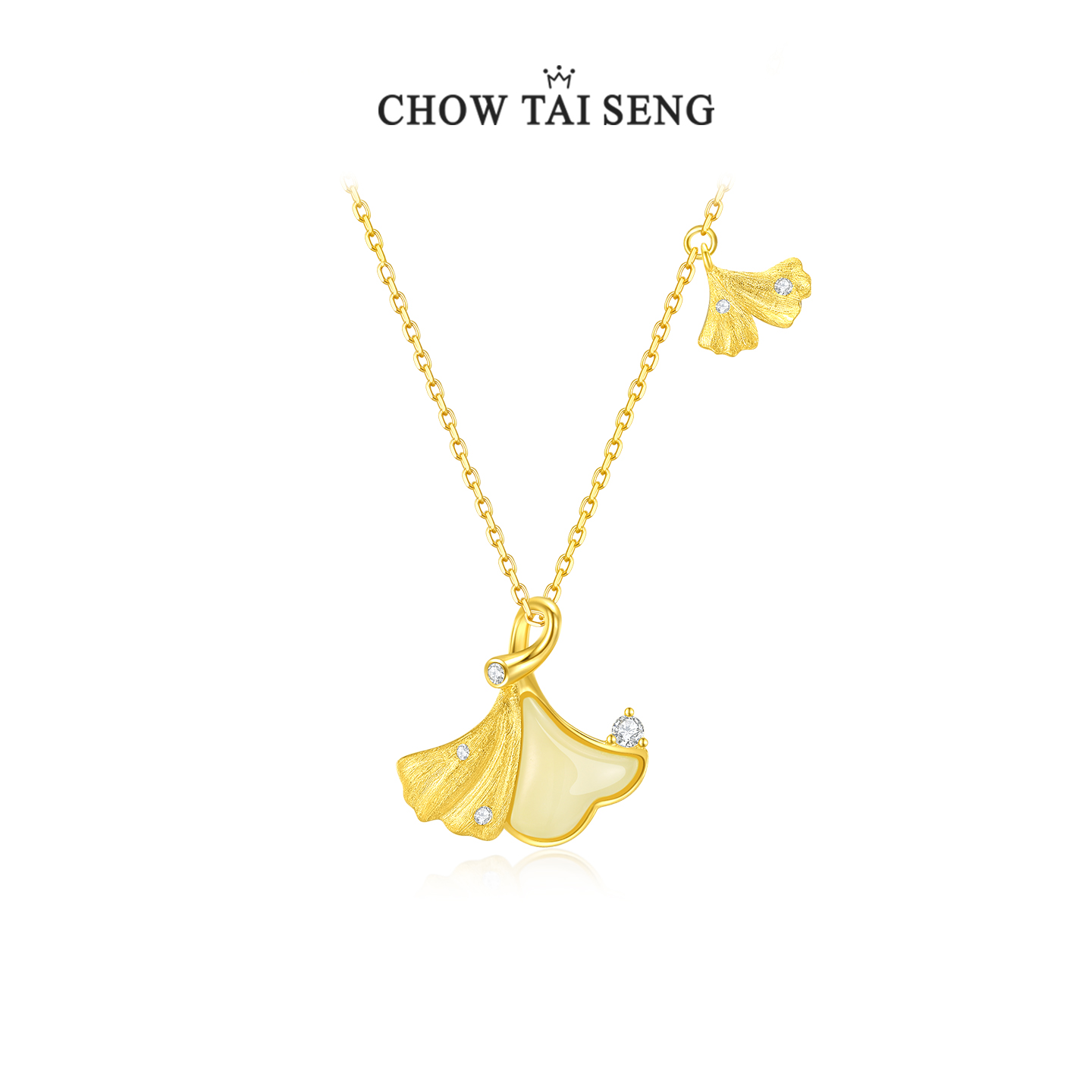 【新品】周大生三生有“杏”项链