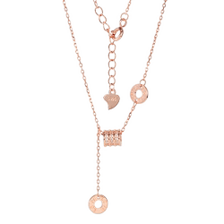 【生日礼物】周大生小蛮腰银项链