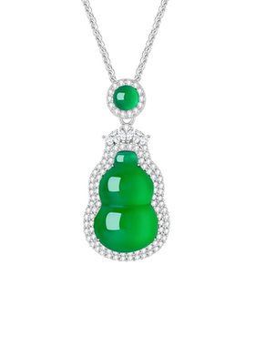 【生日礼物】周大生葫芦玉髓项链