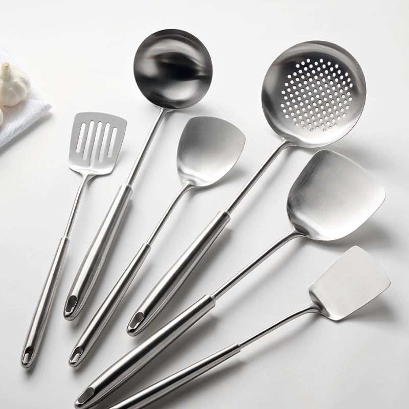 米立风物不锈钢长柄锅铲厨具套装