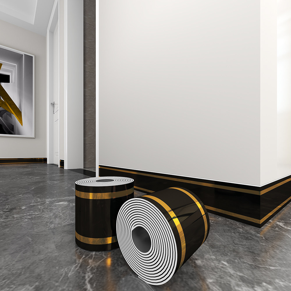 踢脚线墙纸自粘pvc地脚线墙角护边贴纸窗台门框装饰仿瓷砖墙贴厚,家居饰品,软装墙贴,淘宝优惠券,粉丝福利购,淘宝优惠卷