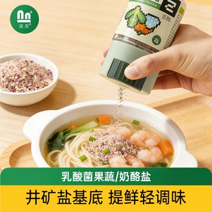 诺恩调味盐井矿盐乳酸菌调味料乳酪味果蔬盐混合蔬菜盐
