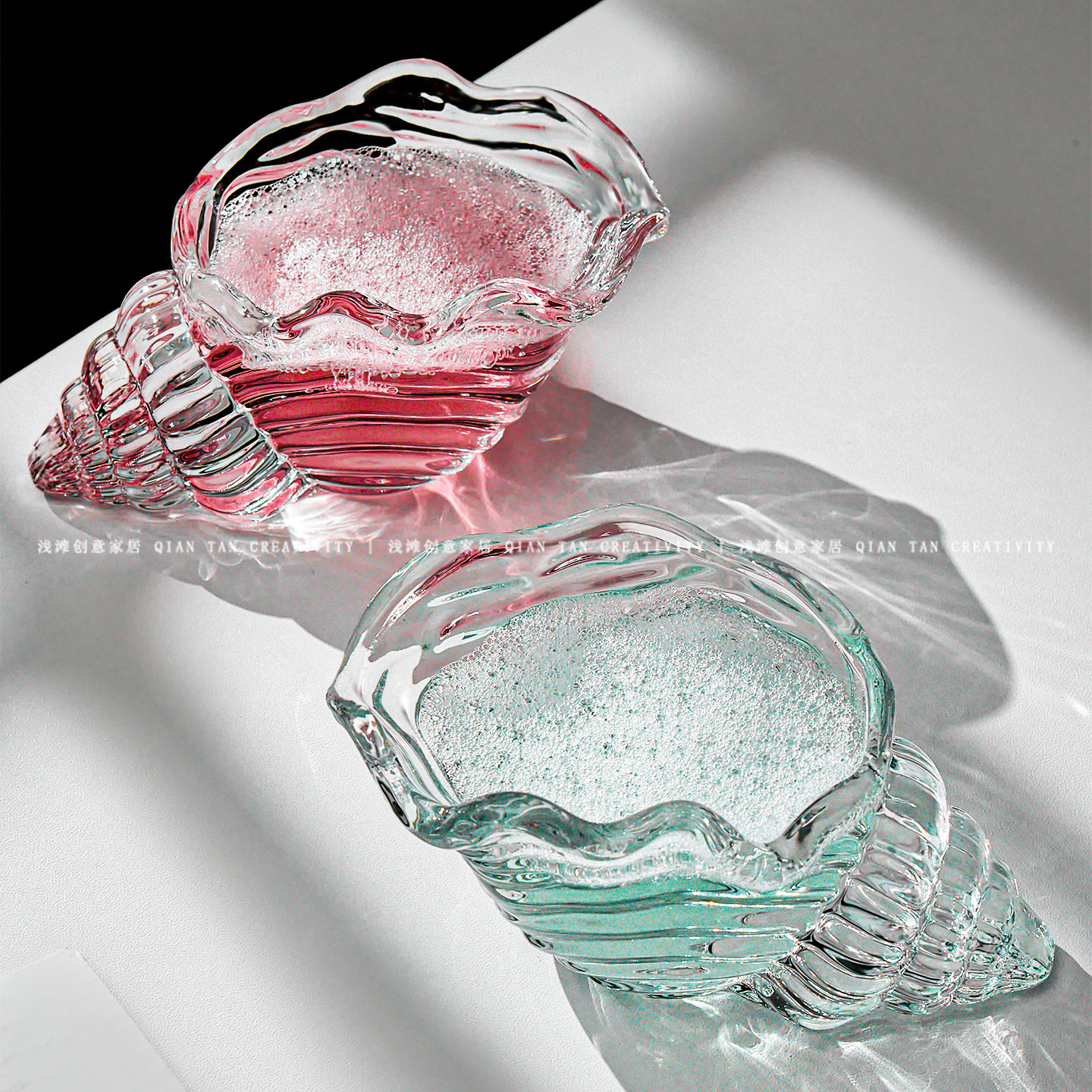 创意玻璃酒杯海螺造型搞怪异形微醺杯子稀奇古怪小众设计甜品杯子