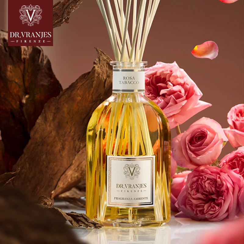 意大利Dr.Vranjes香薰惑心玫瑰无火藤条香薰香氛生日礼物