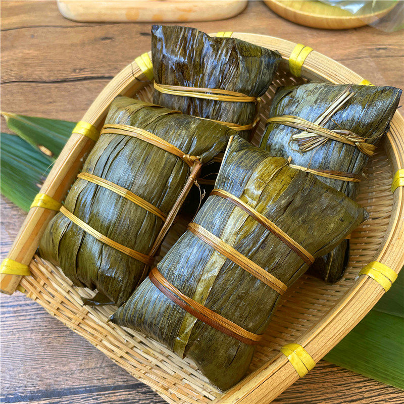 广西绿豆板栗鲜肉粽200克/个桂林粽子大王蛋黄广式端午散装礼盒